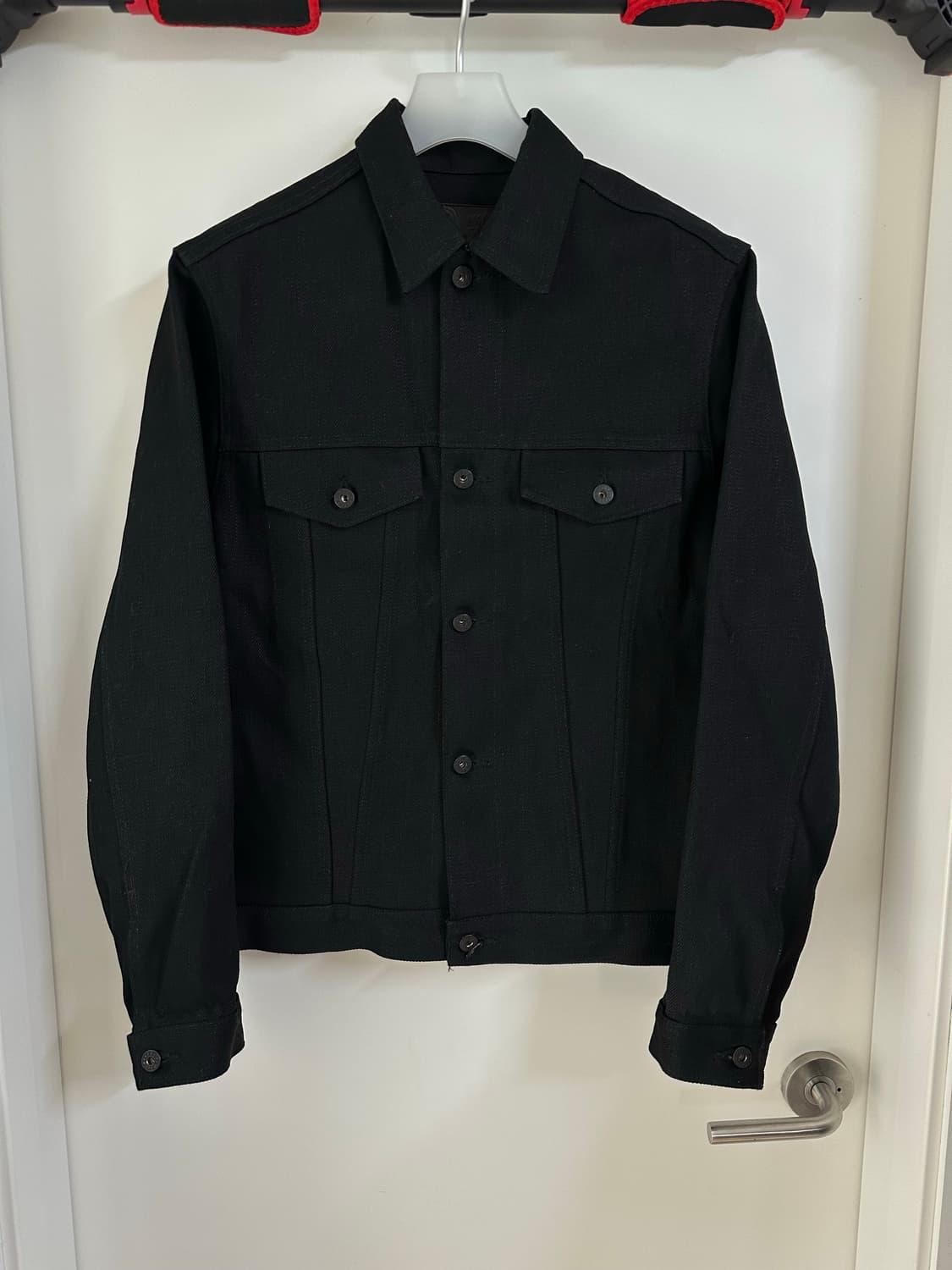 네이키드앤페이머스  naked & famous 20oz 블랙 데님 자켓 상품이미지1