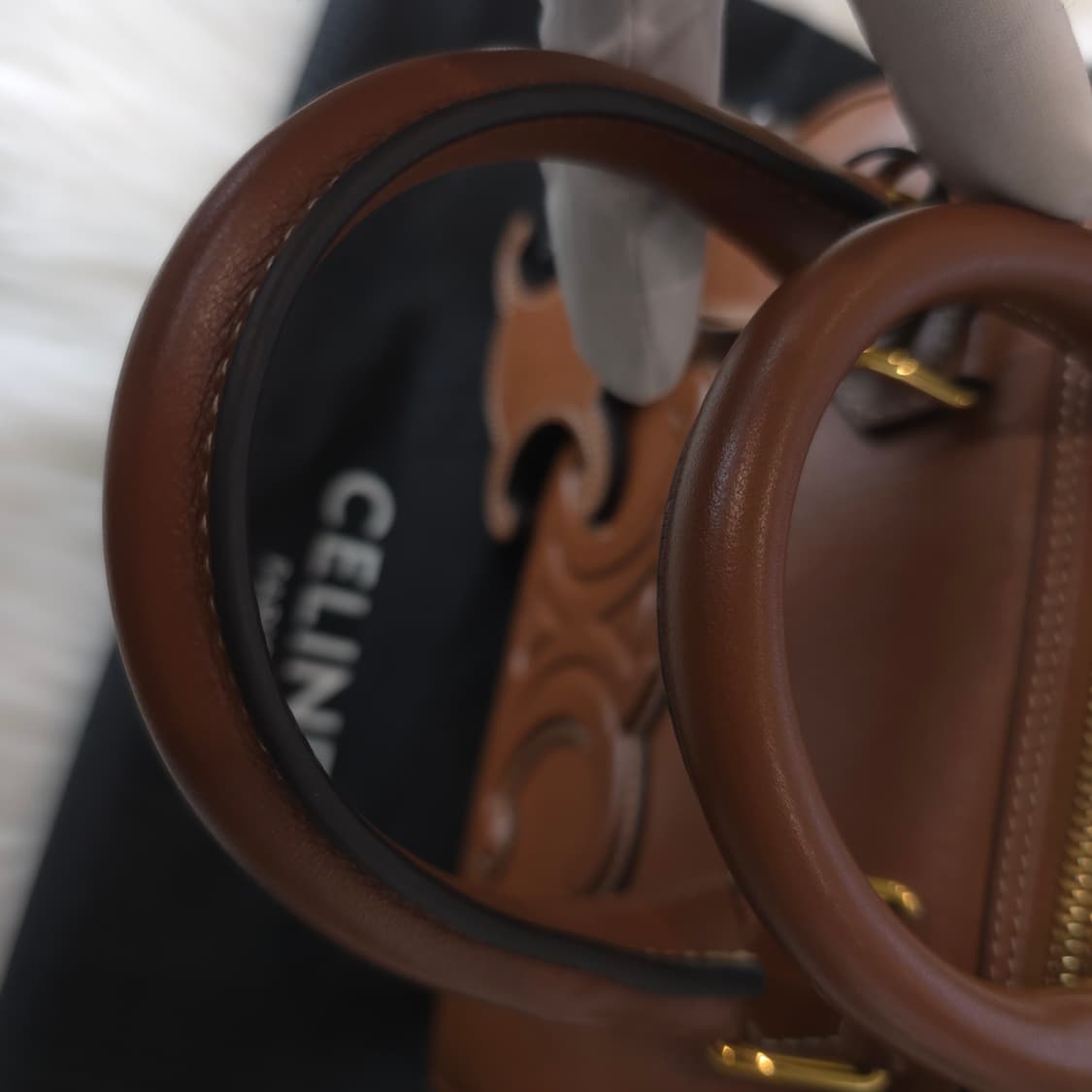 [중고/정품] 셀린느 스몰 보스턴 / 부드러운 카프스킨 + 백참 상품이미지8