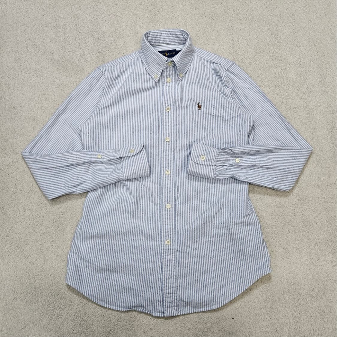 폴로 랄프 로렌 신형 스트라이프 셔츠 XS 커스텀핏 상품이미지2