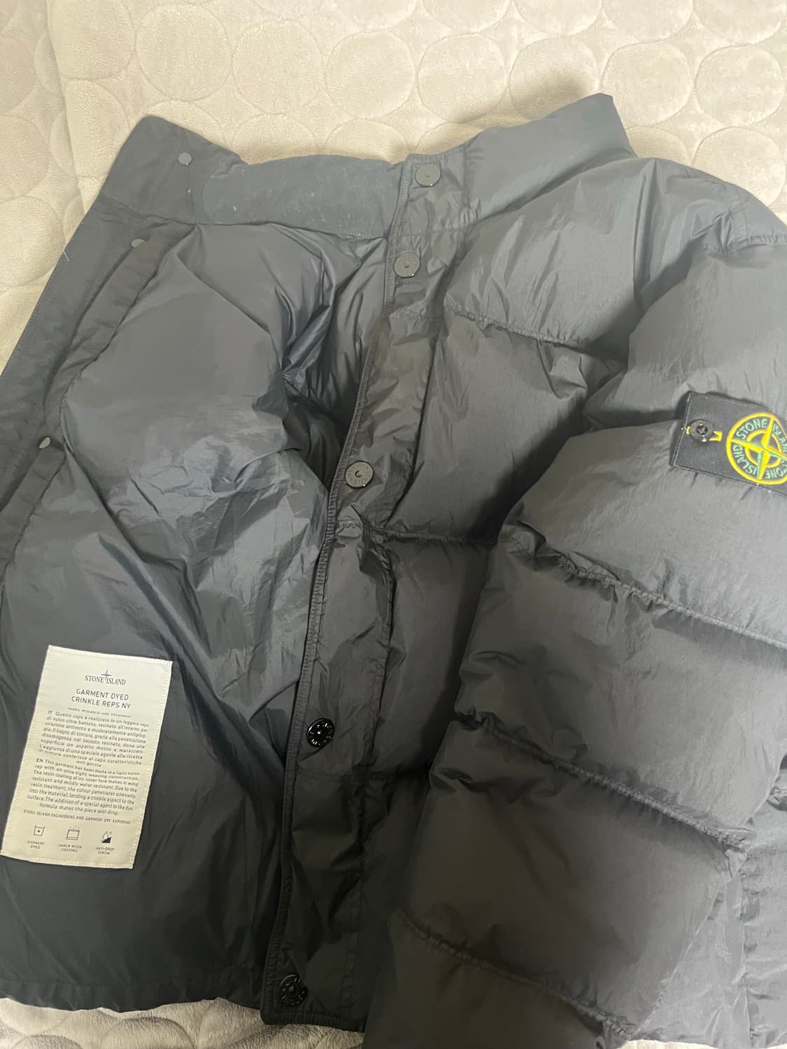 25FW 크링클랩스 패딩 블랙 상품이미지4