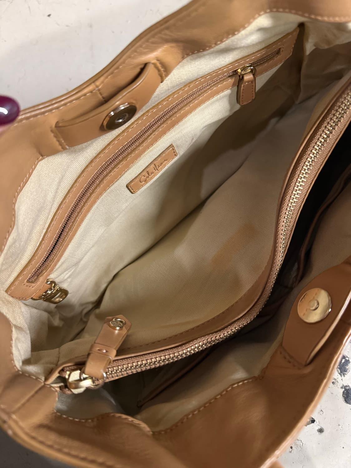 00s real leather tassel shoulder bag 상품이미지7