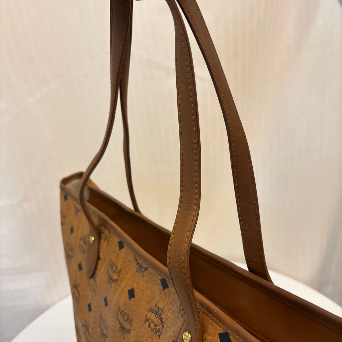 정품 MCM 황토 비세토스 숄더백     상품이미지6