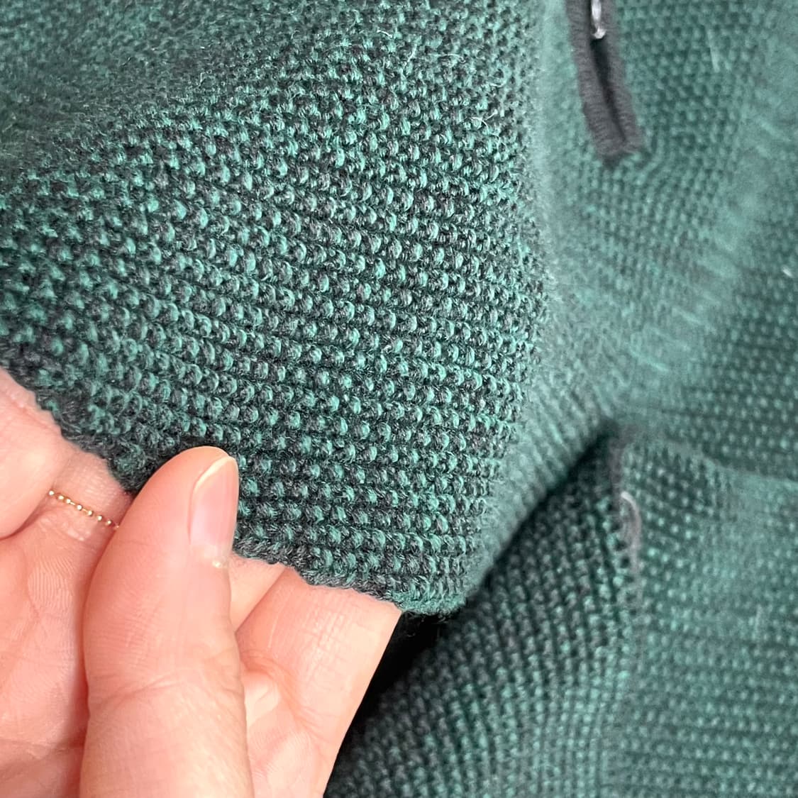 아르마니진스 딥그린 코튼 블레이저 여성XL 상품이미지6