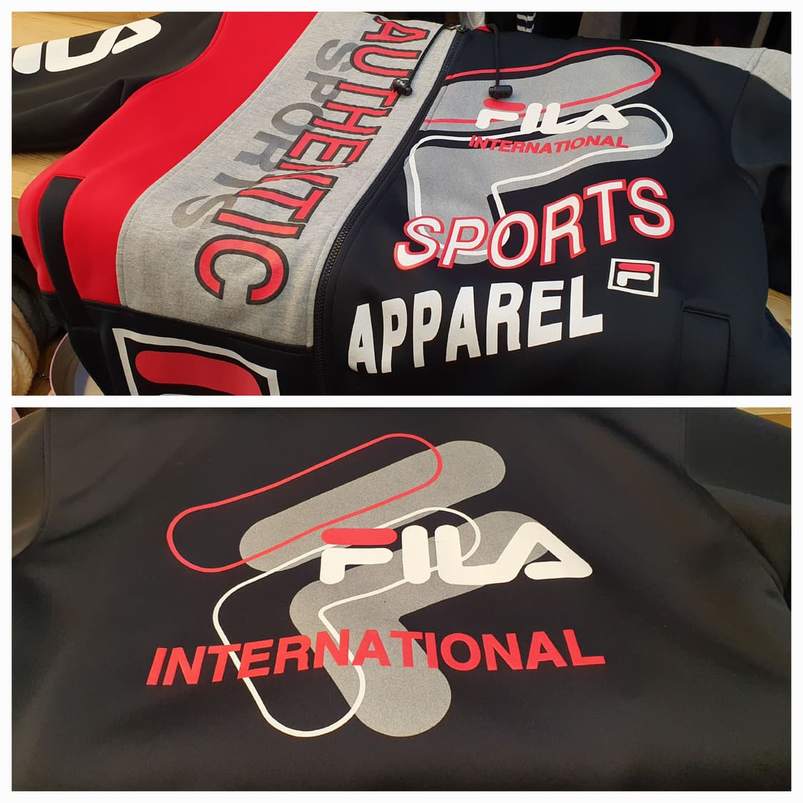 100/105.FILA 뽀글이 후드점퍼 상품이미지6