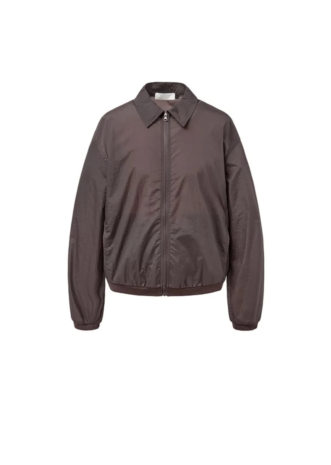 [L] 아모멘토 SHEER ZIP-UP SHIRTS 셔츠자켓 버건디 상품이미지1
