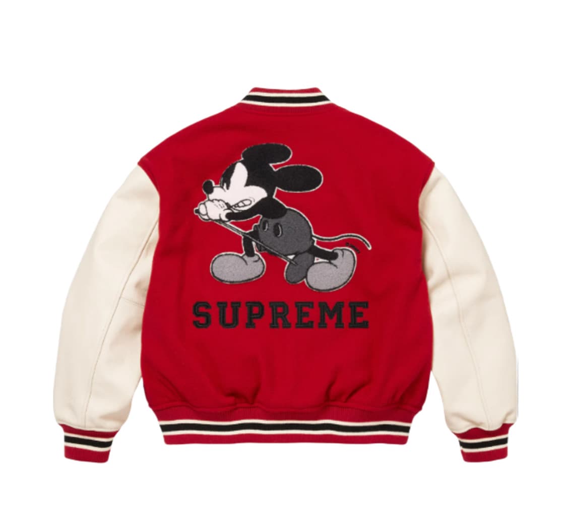 슈프림x넘버나인 바시티 자켓 상품이미지1