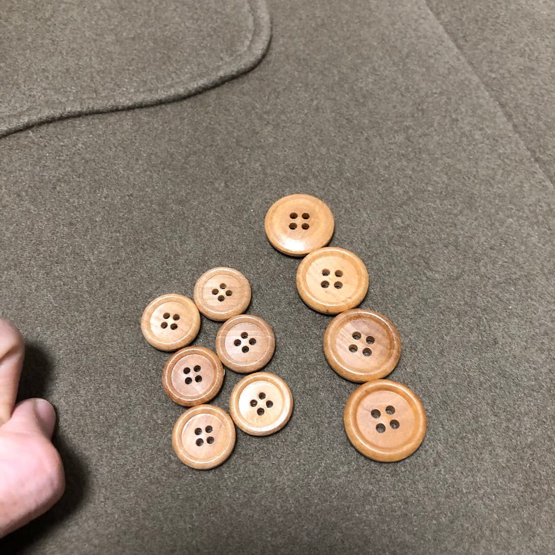 (L) 비바스튜디오 VIVA STUDIO 오버핏후드 더플코트 카키브라운 상품이미지5