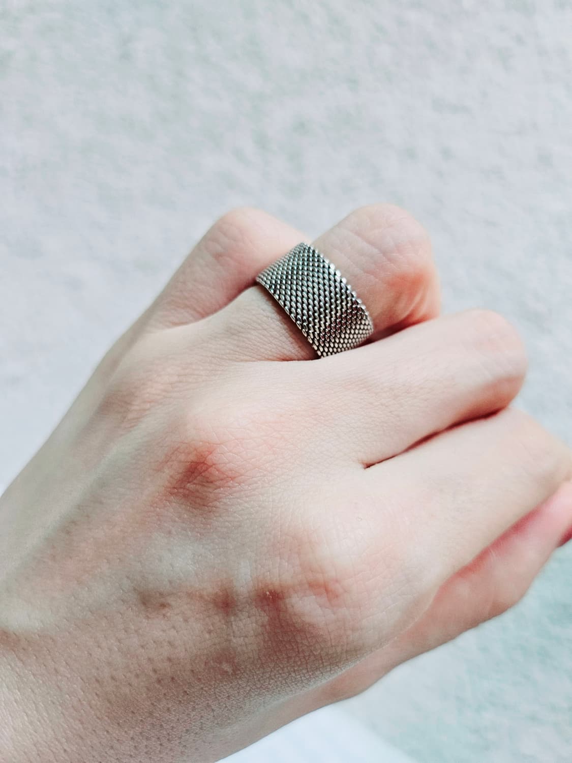 티파니앤코 실버 메쉬 링 반지 상품이미지3