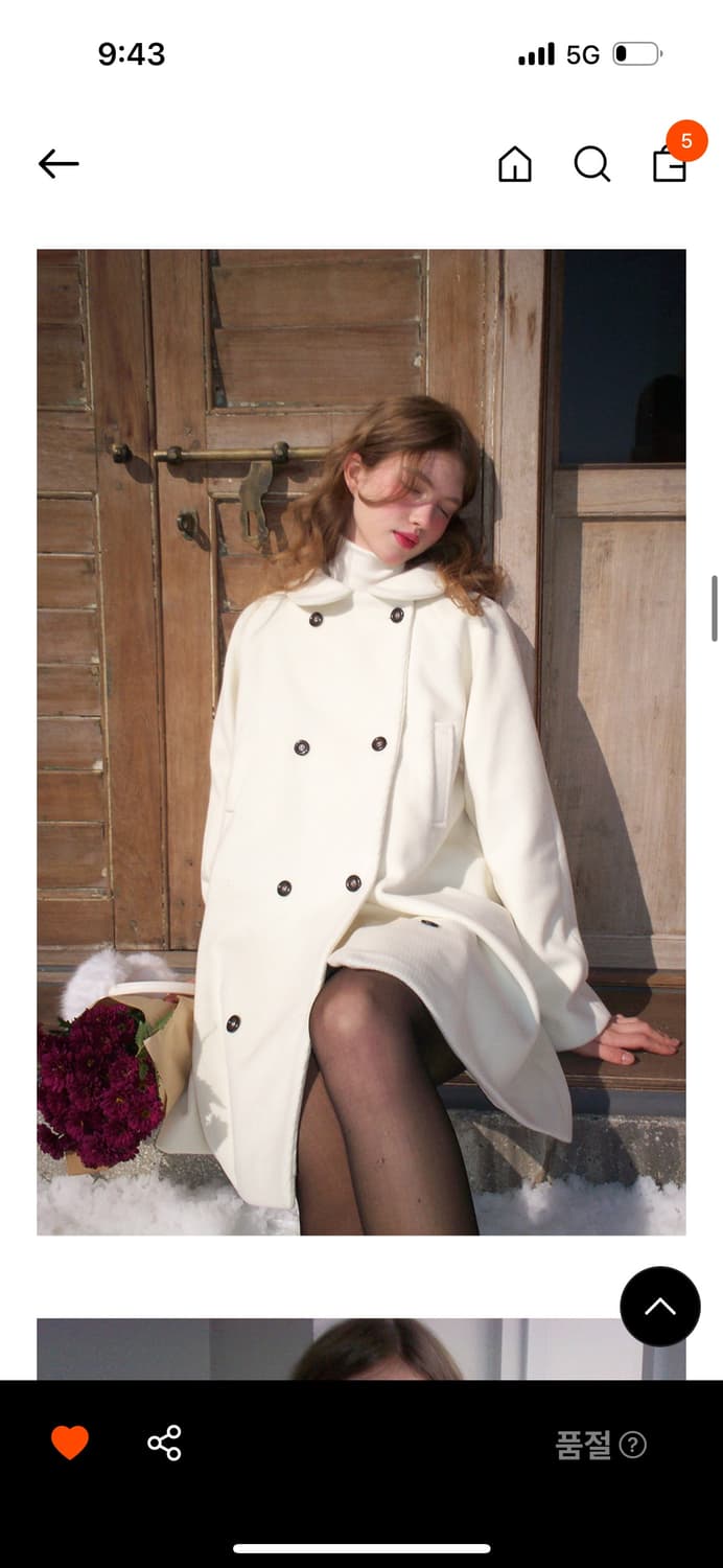 레터프롬문) 래버린스 윈터 하프 코트 상품이미지3