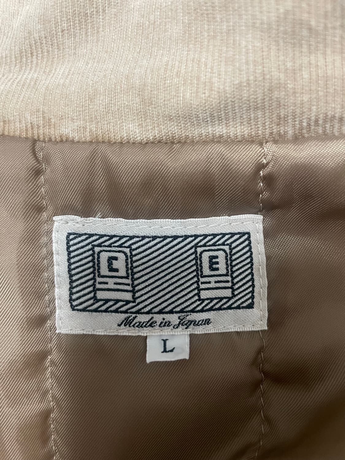 카브엠트 코듀로이 베이지 집업(코드집) 상품이미지4