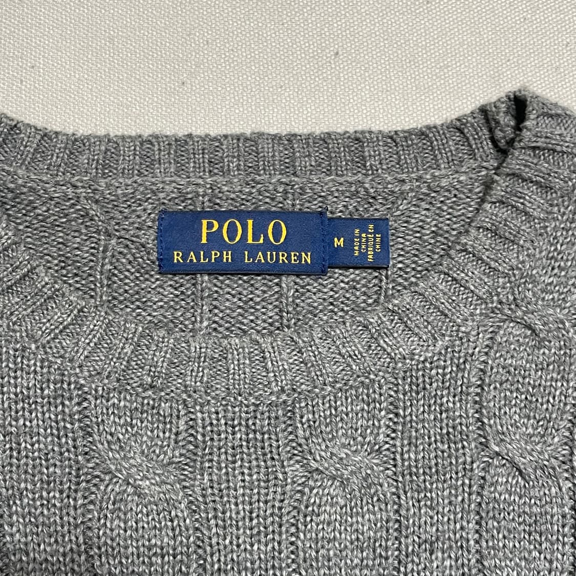 M 폴로랄프로렌 케이블 니트 상품이미지4