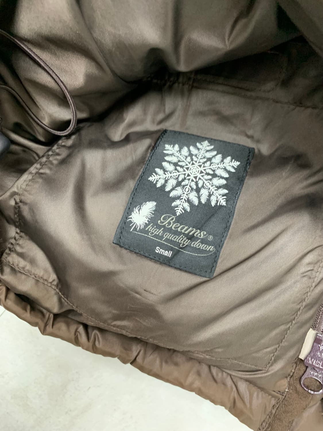 빔즈 브라운 패딩 #210 상품이미지4