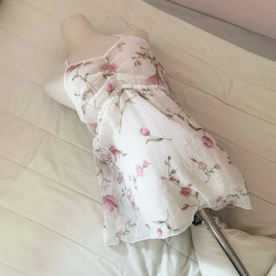 빈티지 나시 플라워 나시 일본빈티지 페어리 히피페어리 모리룩 모리 나시 상품이미지3