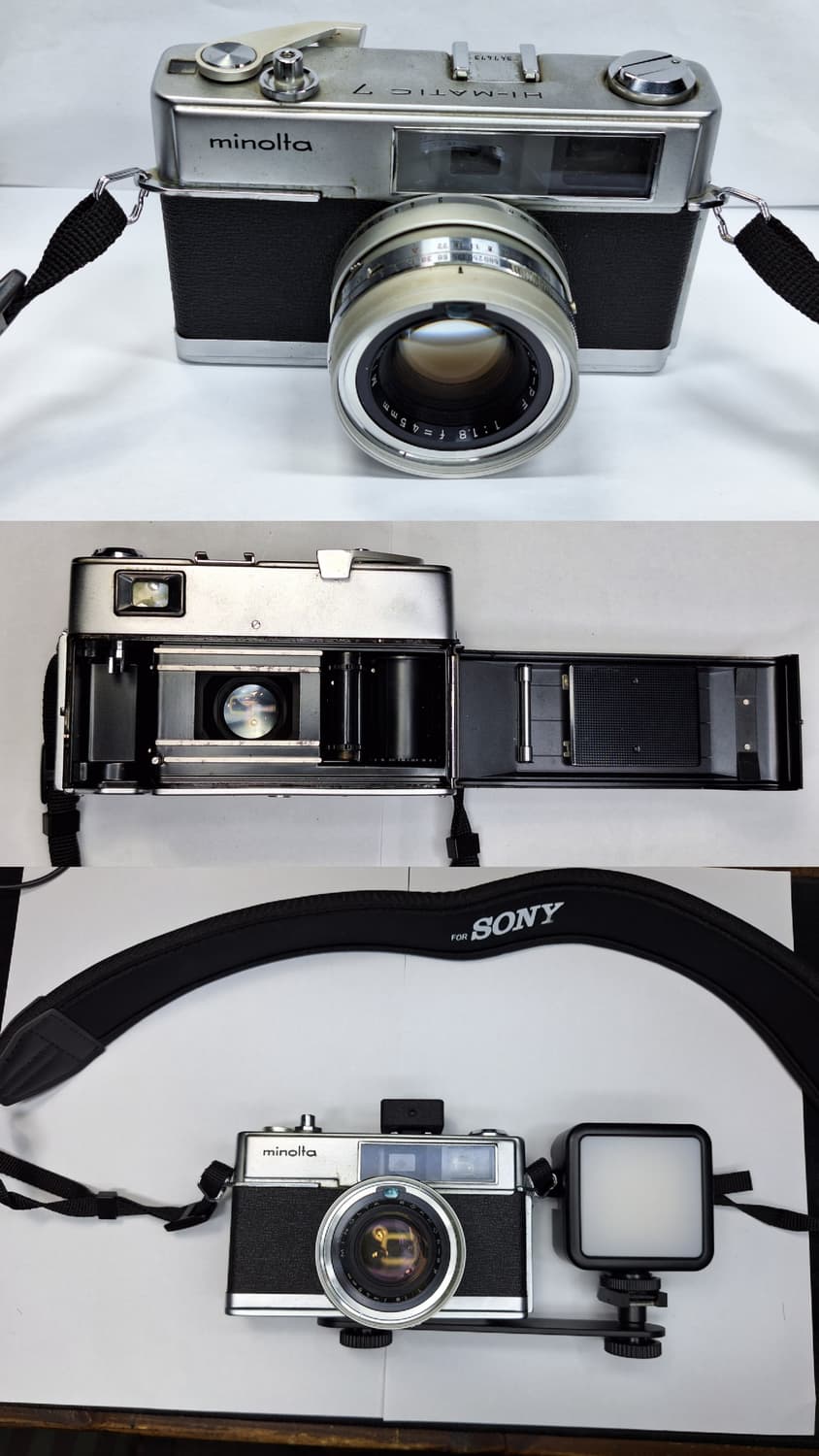 미놀타 Hi-Matic 7 하이매틱 필름카메라 풀세트/외장 노출계,가방  상품이미지7