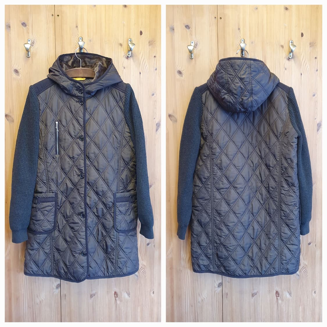 66.루이까스텔 퀼팅 후드점퍼  상품이미지1