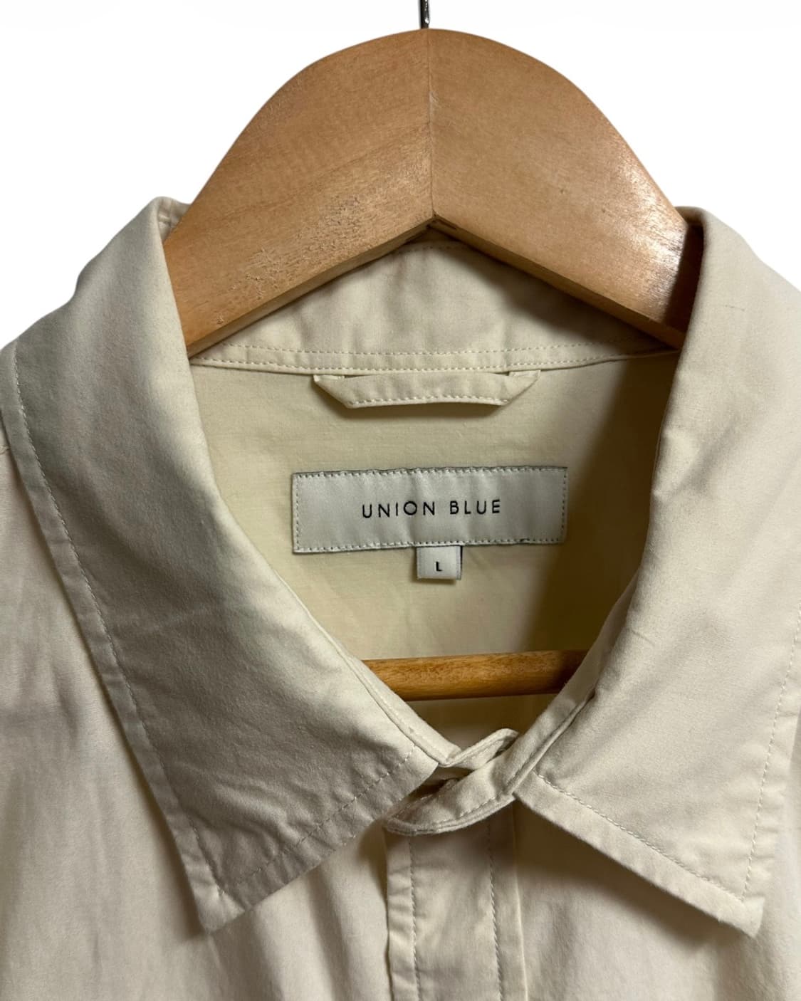유니온블루 런트리 코튼 셔츠 레몬 L size 상품이미지4