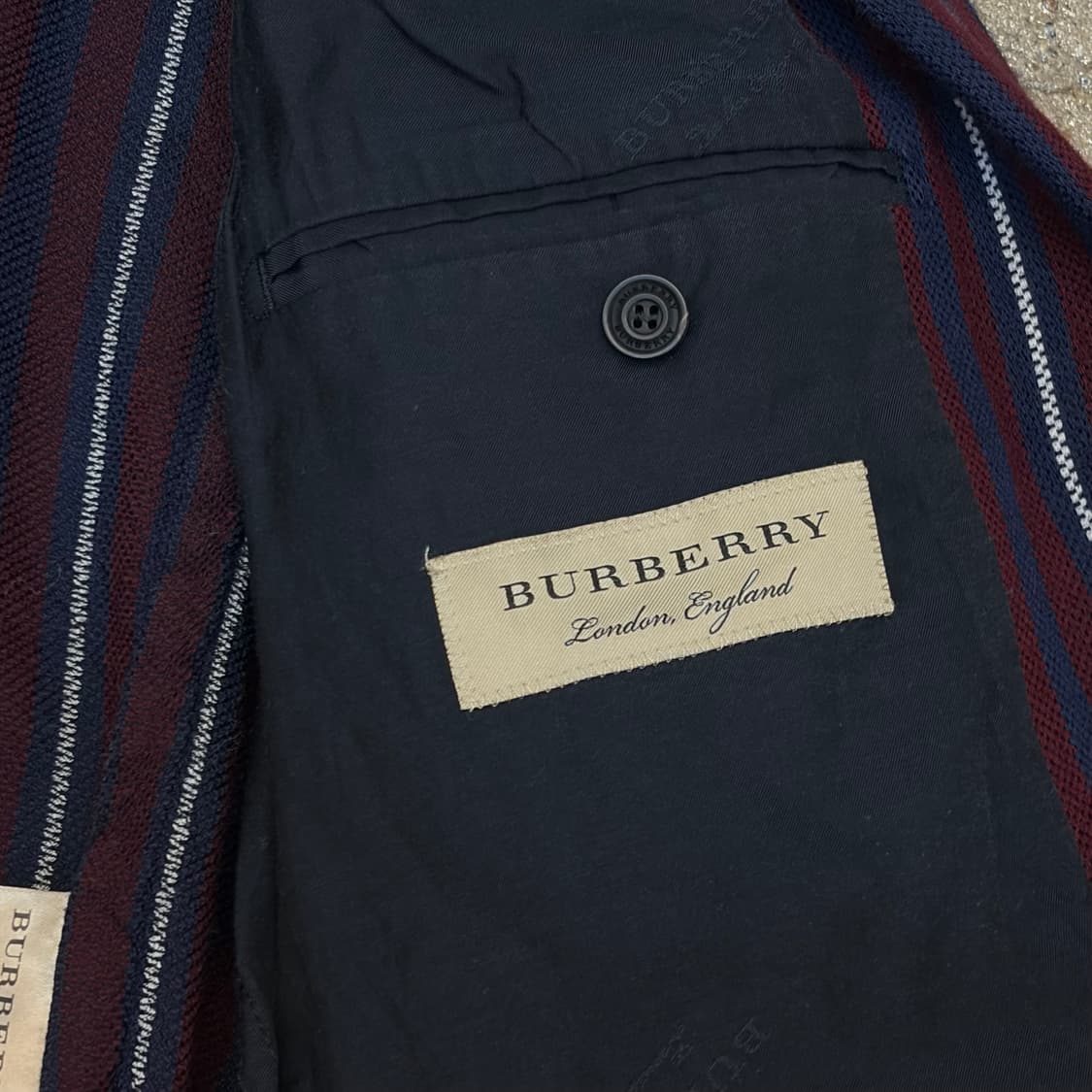 버버리 빈티지 울 스트라이프 블레이저  상품이미지8