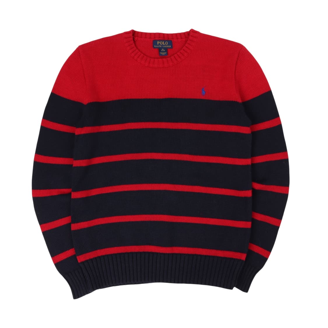 폴로 랄프로렌 레드 스트라이프 니트 상품이미지1