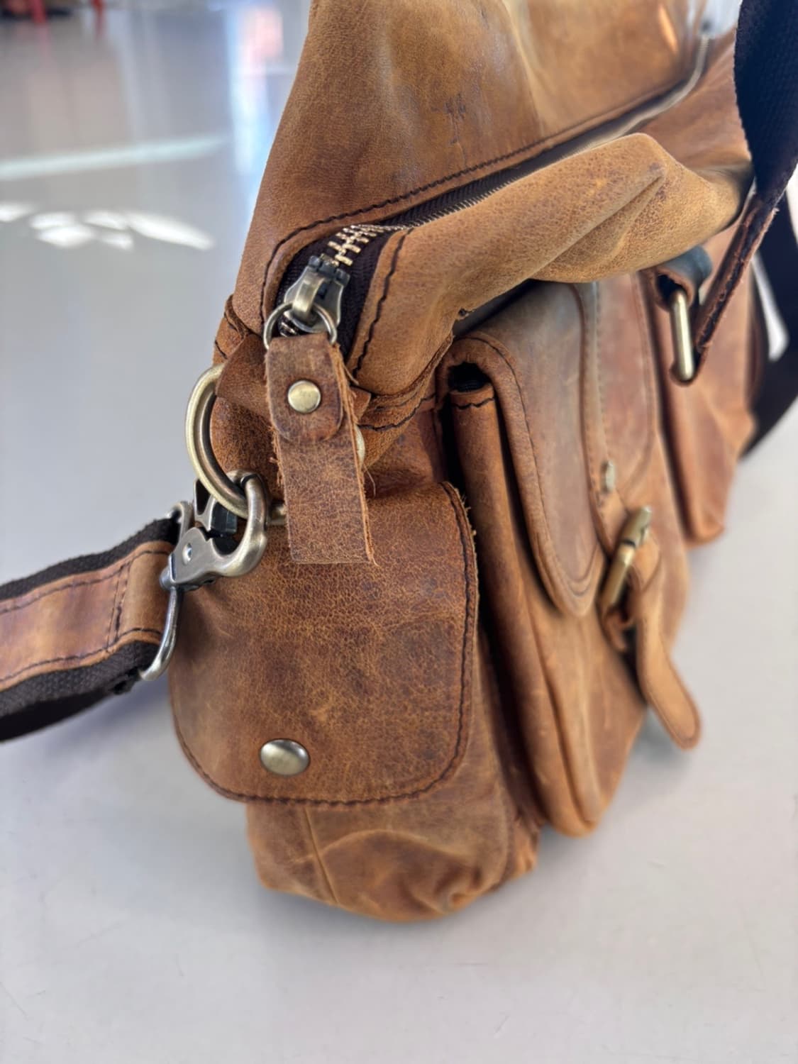 Vintage Leather Bag 상품이미지5