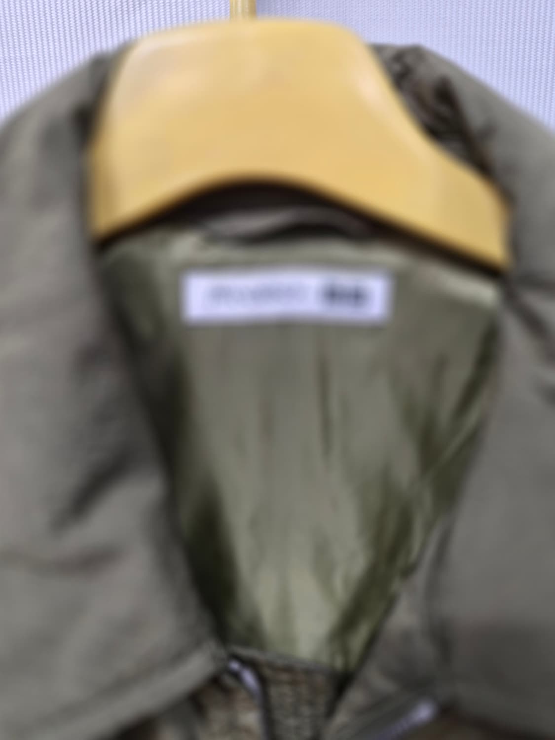 JW앤더슨 유니클로 카키색 봄버 자켓 남성 2XL 상품이미지3