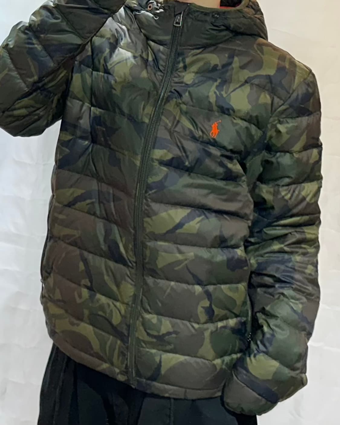 폴로랄프로렌 카무플라쥬 경량 패딩 상품이미지1