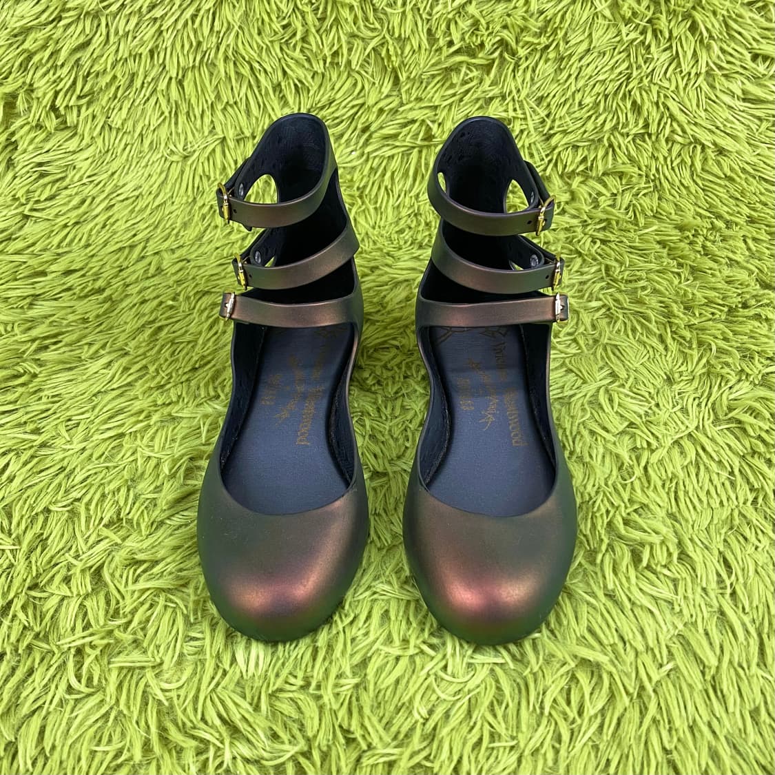 비비안 웨스트우드 앵글로매니아 멜리사 3-strap 젤리 발레 플랫 상품이미지2