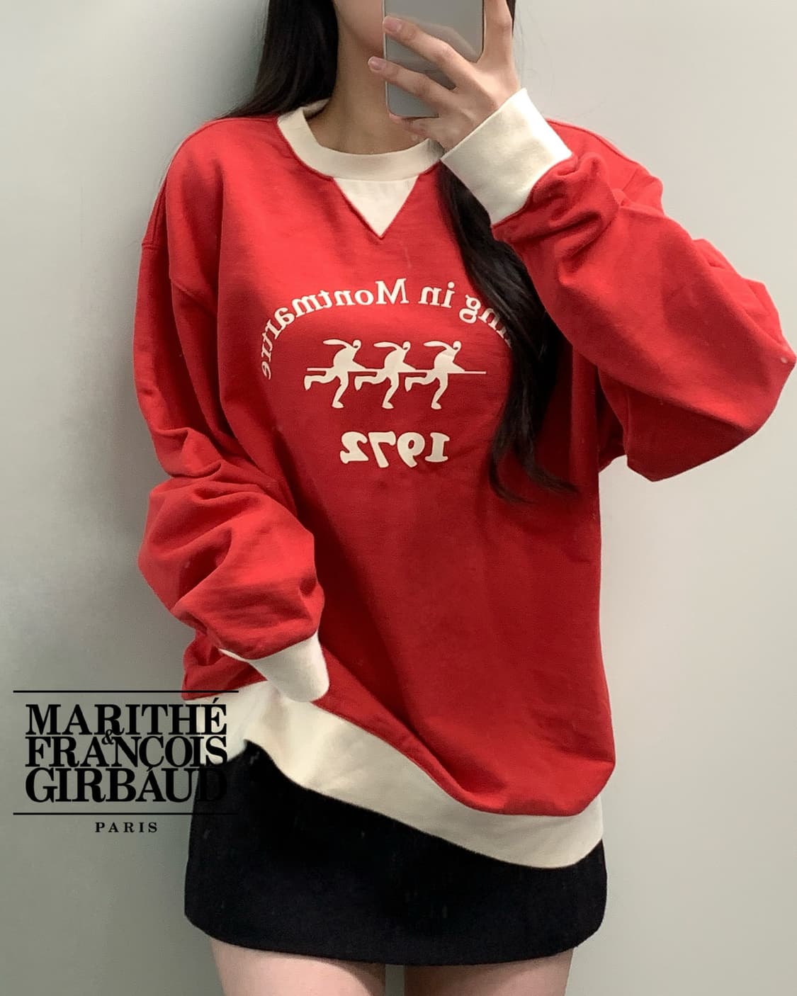 마리떼 프랑소와 저버 맨투맨 상품이미지1