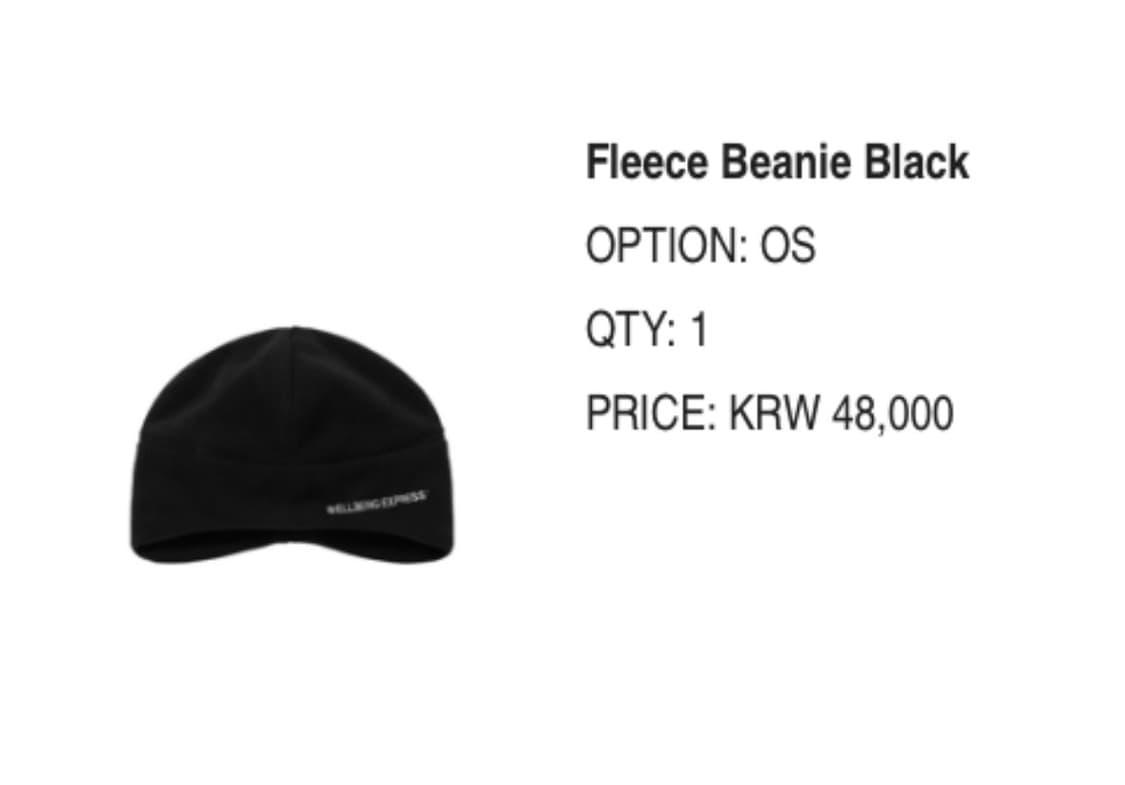 WELLBEING EXPRESS 비니 상품이미지1