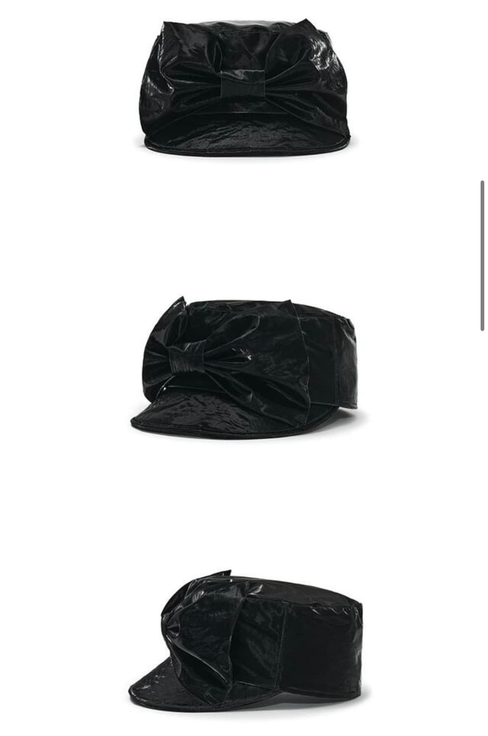 어썸니즈 / 벨보이 캡 리본 블랙 상품이미지3