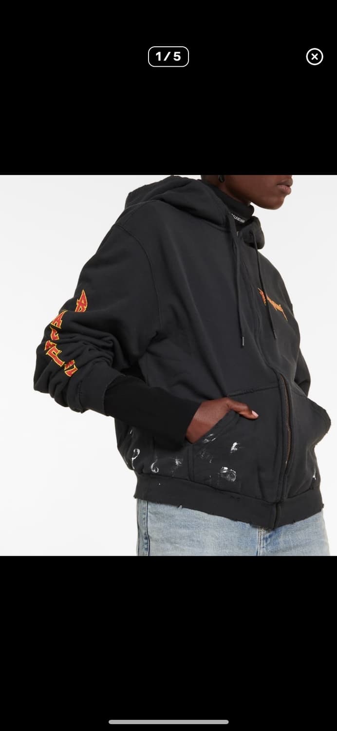 발렌시아가 메탈리카 후드집업 M 상품이미지1