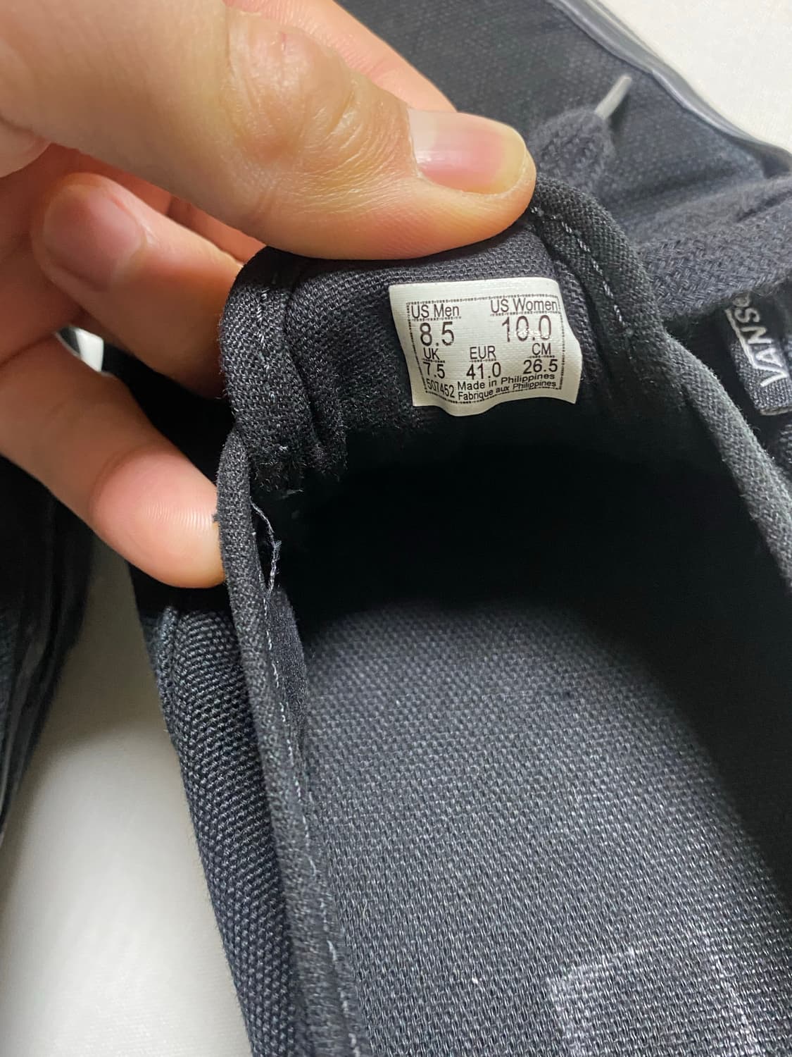 반스 LX 어센틱 리이슈 블랙/블랙 265 판매 상품이미지3