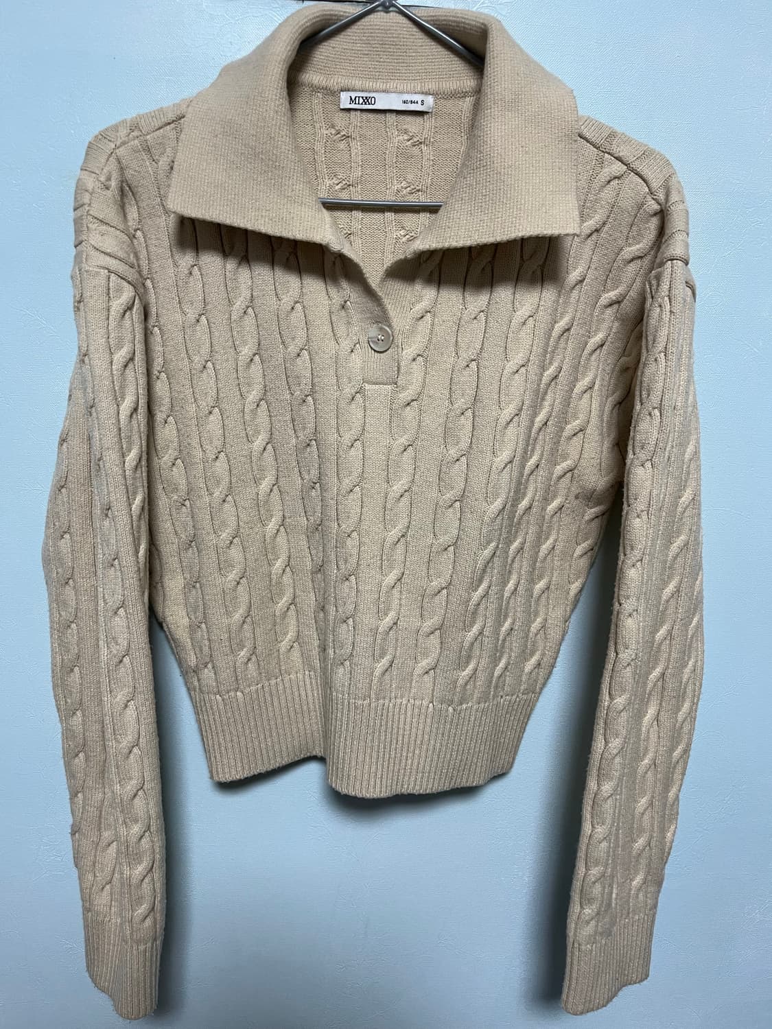 MIXXO케이블 니트 상품이미지1