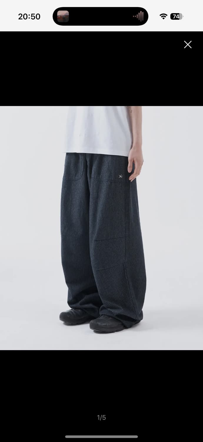 더콜디스트모먼트 starfish pin stripe pants  상품이미지1