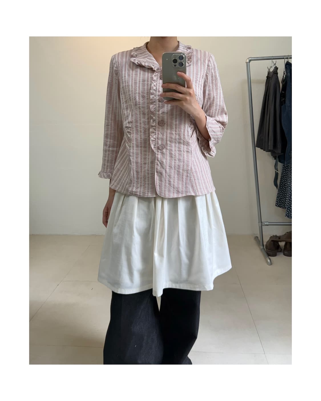 빈티지 스트라이프 자켓 상품이미지3