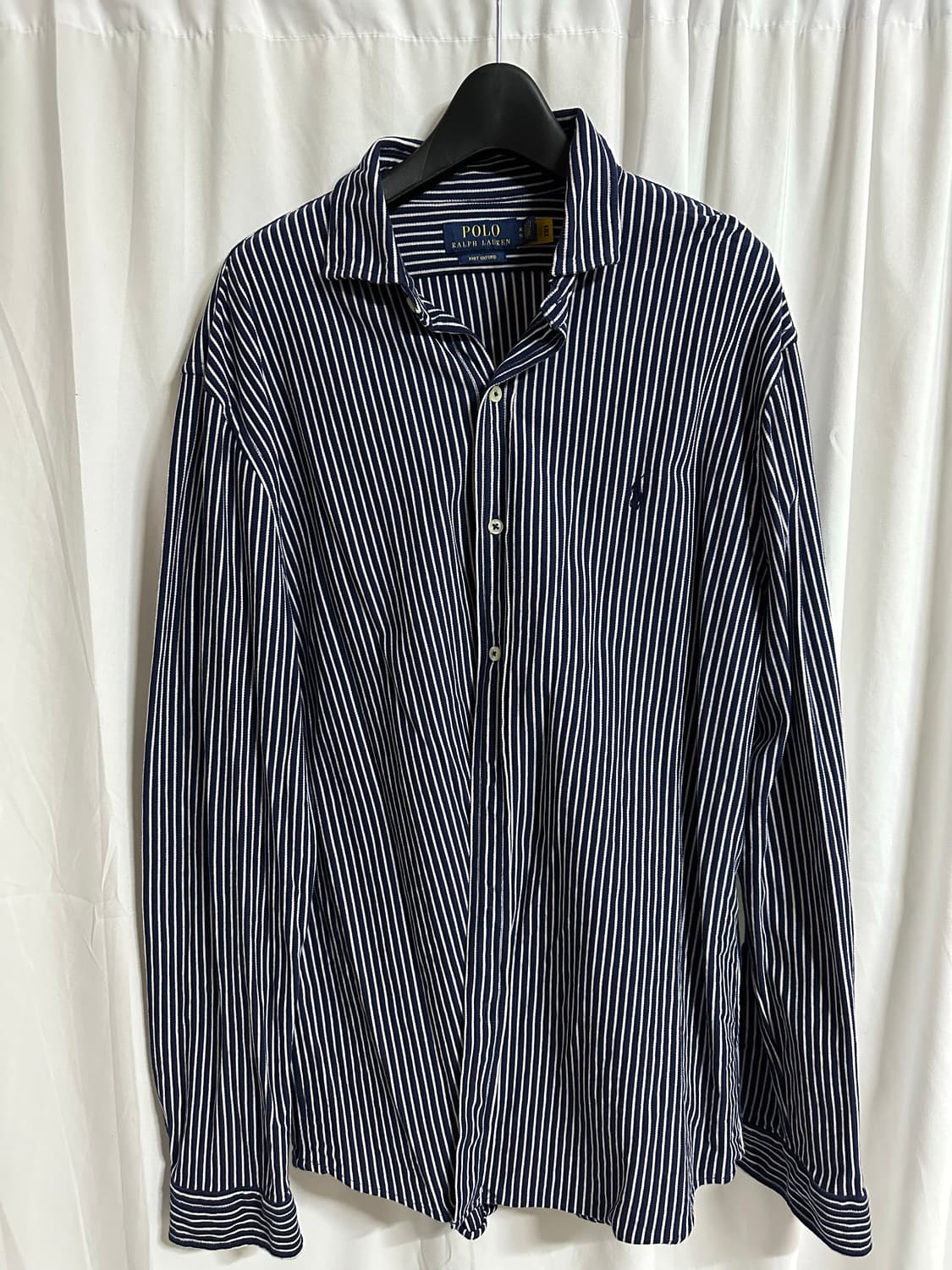 no.151 폴로 랄프로렌 옥스포드 니트스트라이프 셔츠 남방xxl 상품이미지2