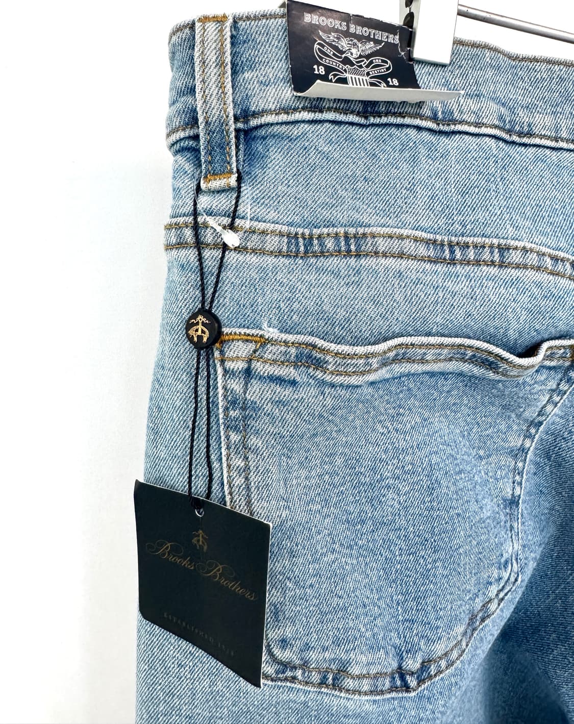 BROOKS BROTHERS 브룩스브라더스 슬림핏 데님 팬츠 W37XL3 상품이미지5