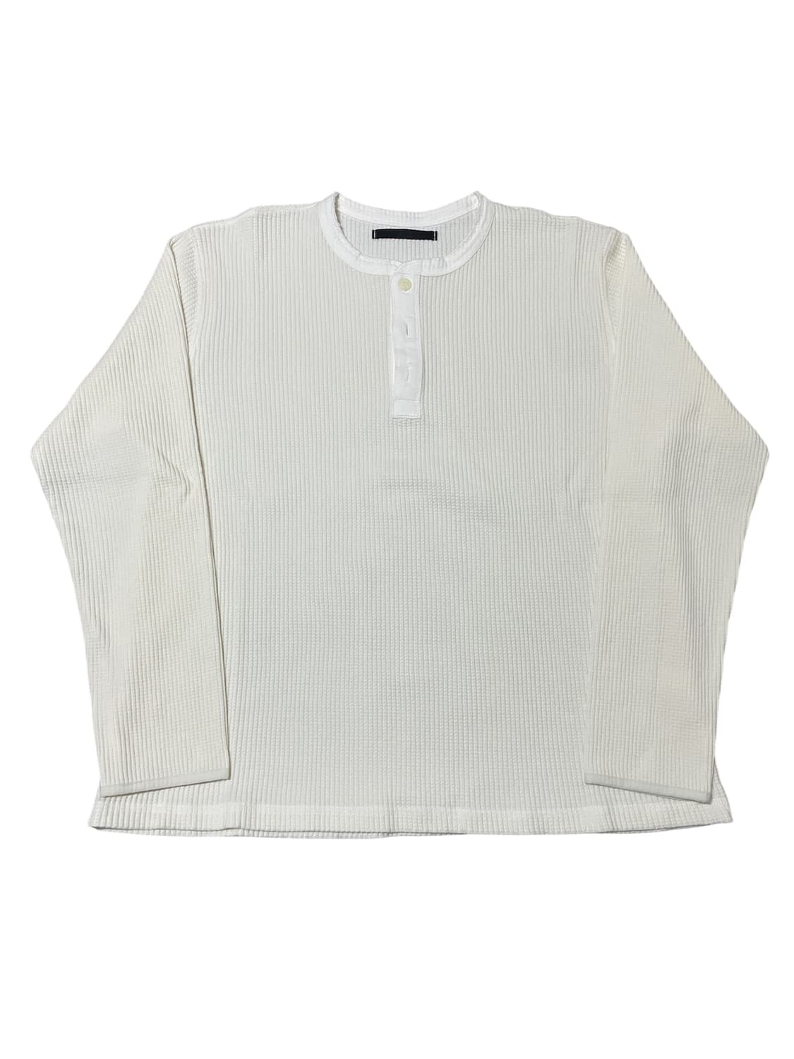 HTAE 90s Thermal Henley Neck Off White 3 상품이미지1