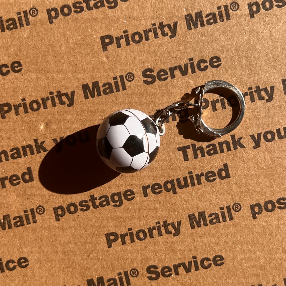 90s vtg Soccer Ball Keyring 상품이미지1