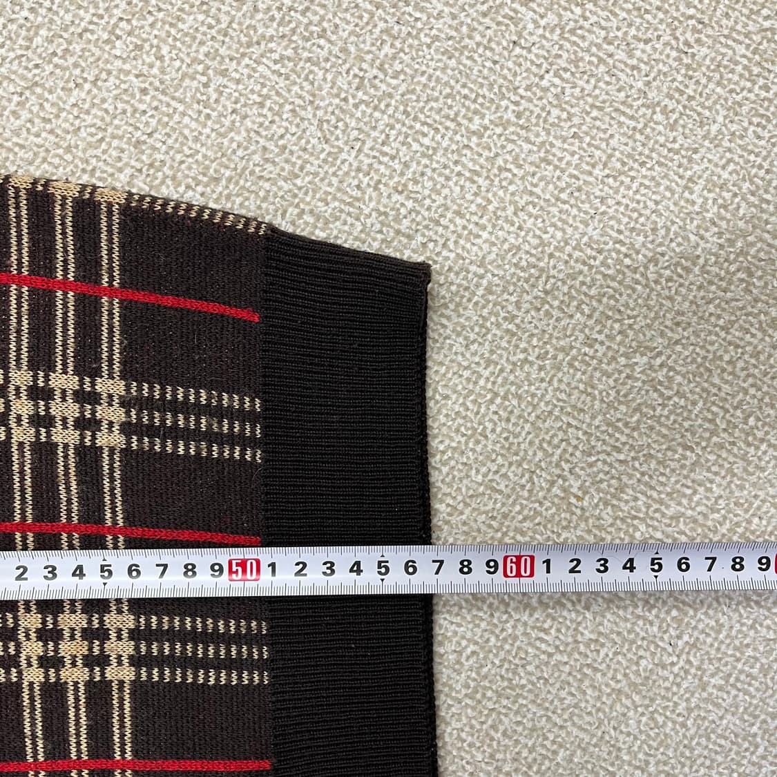 [M] 버버리 빈티지 노바체크 니트 베스트 0102M1 상품이미지5