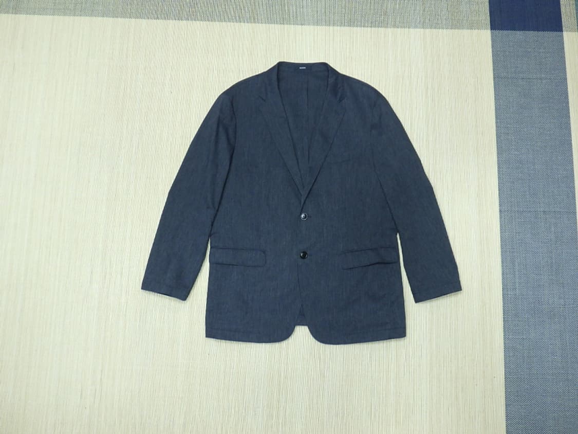 (2XL) HAZZYS 헤지스 남성 린넨 면혼방 자켓 상품이미지1