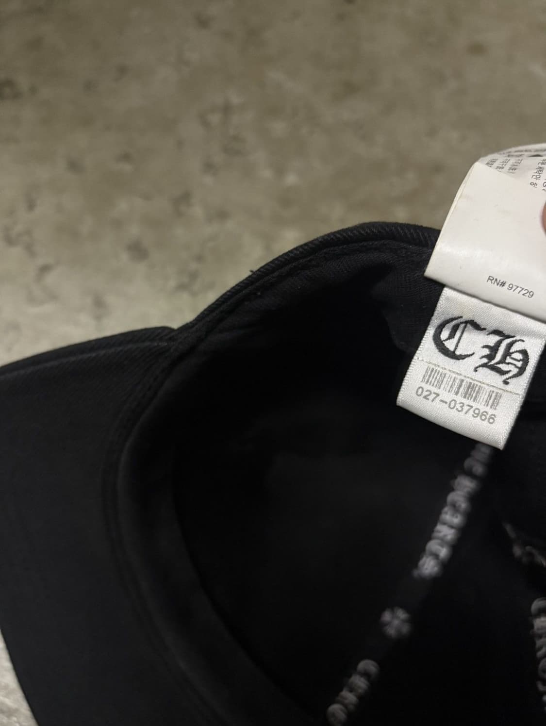 Chrome vine dagger denim baseball cap 상품이미지6