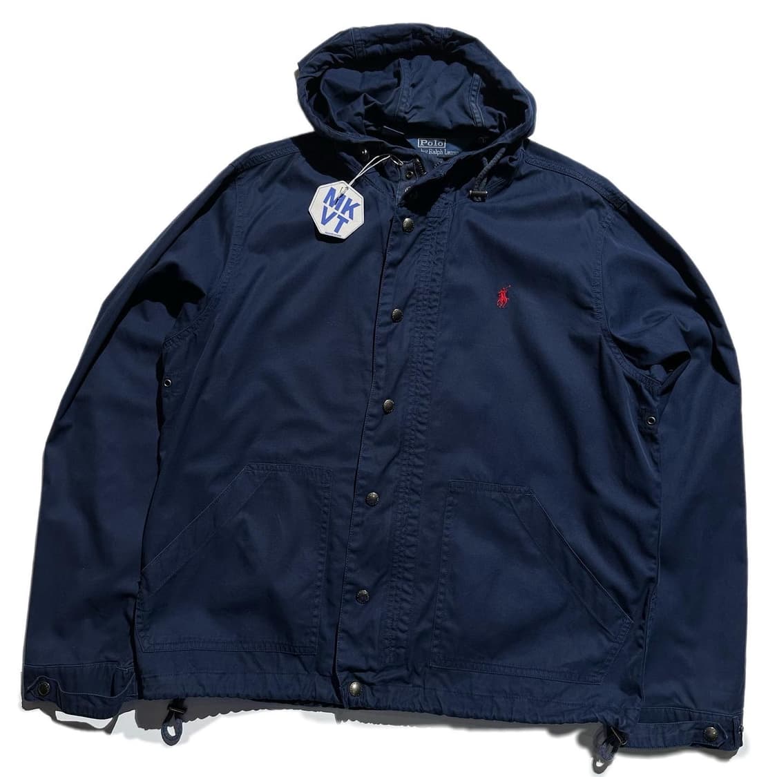 폴로 포니로고 코튼 후드 자켓 상품이미지1