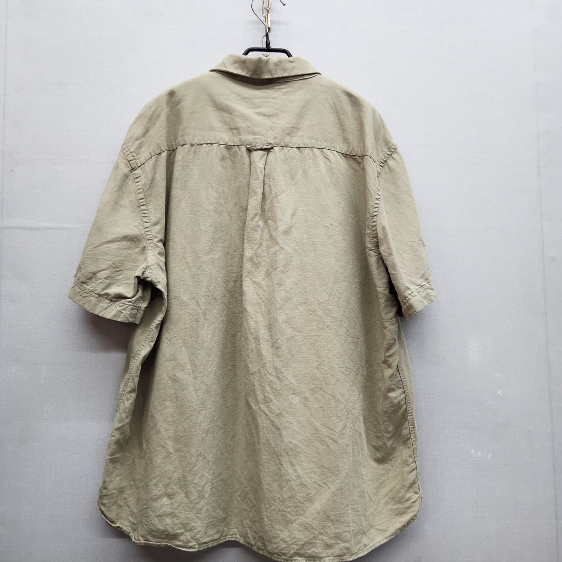 자라ZARA 원포켓 린넨혼방 반팔셔츠 XL(2XL) 상품이미지4