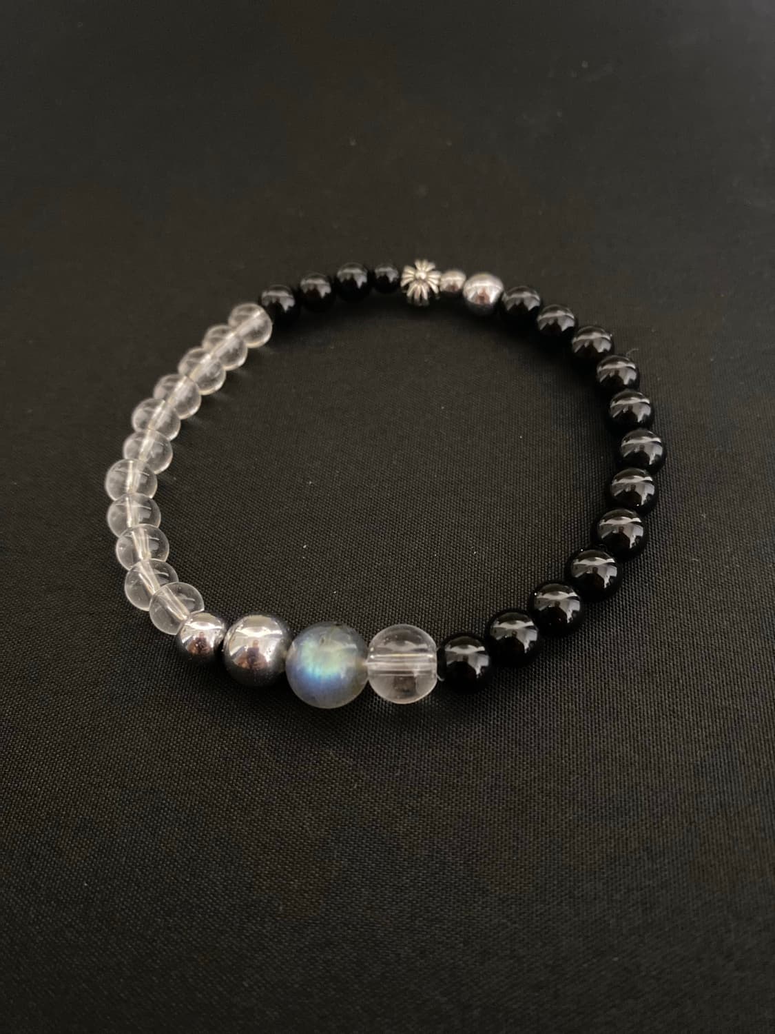 라브라도라이트 포인트 원석 팔찌 상품이미지2