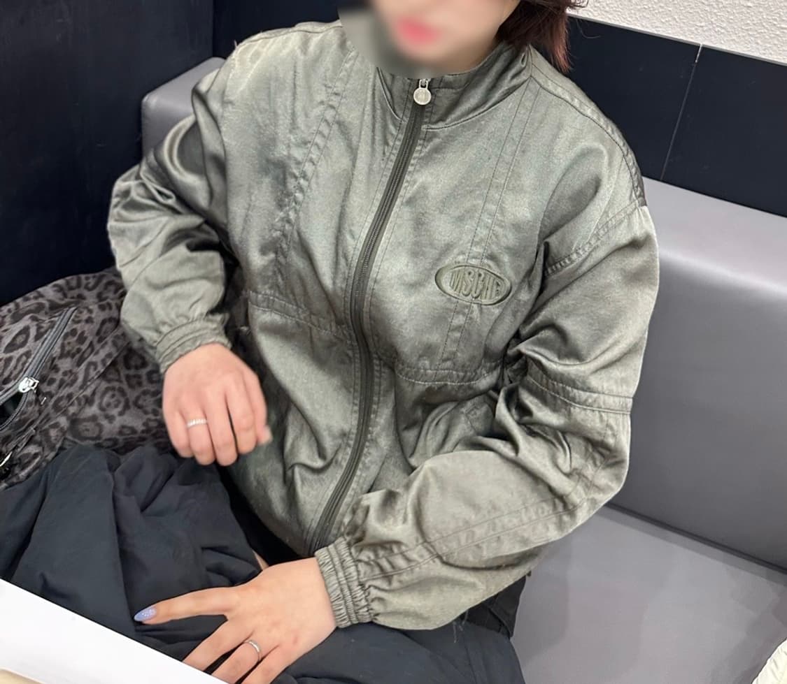 미스치프 실키 카키 자켓 상품이미지1