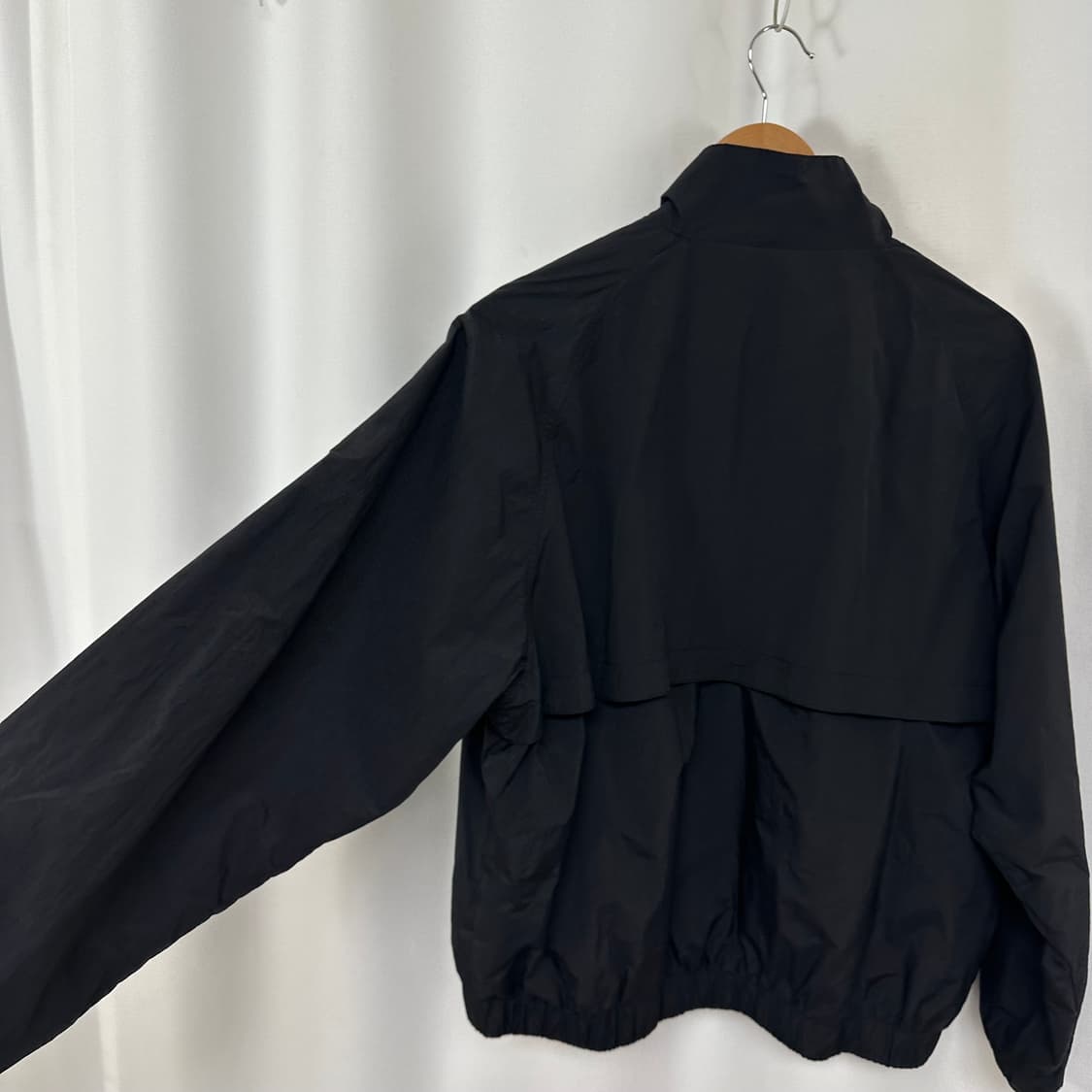   무신사스탠다드 남자 간절기 나일론 집업자켓 검정 M 95 상품이미지10
