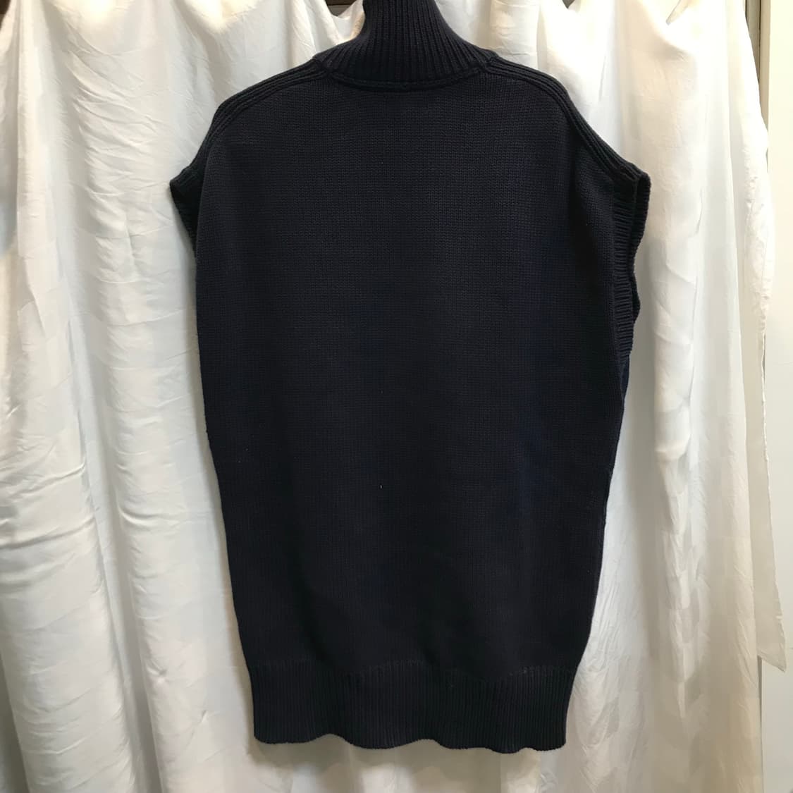 Polo Jeans 폴로진스 모리걸 숄카라 네이비 니트 베스트 상품이미지7