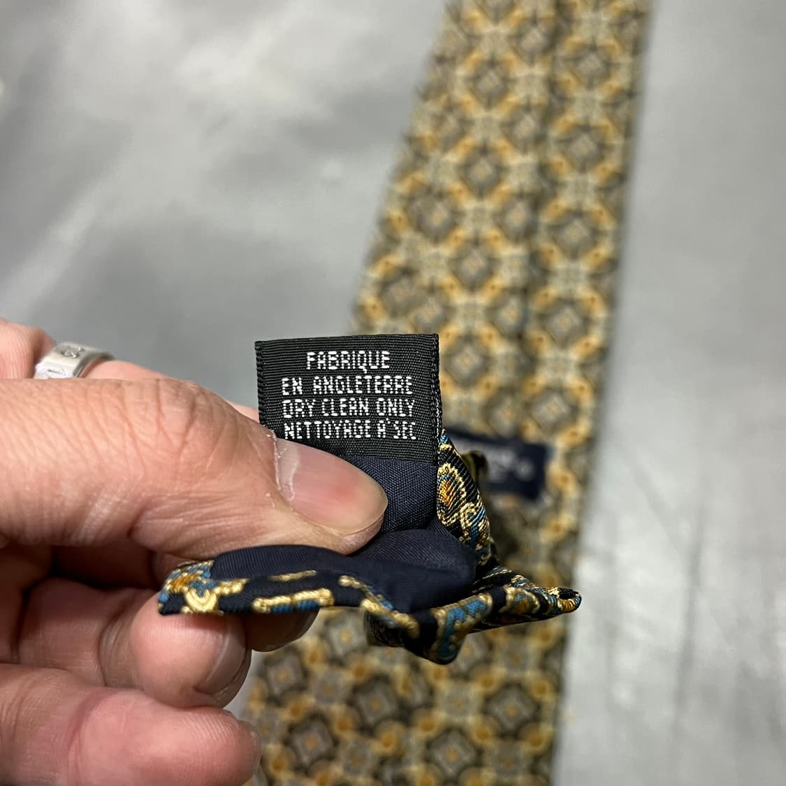  버버리 패턴 실크 넥타이 y15102 상품이미지6