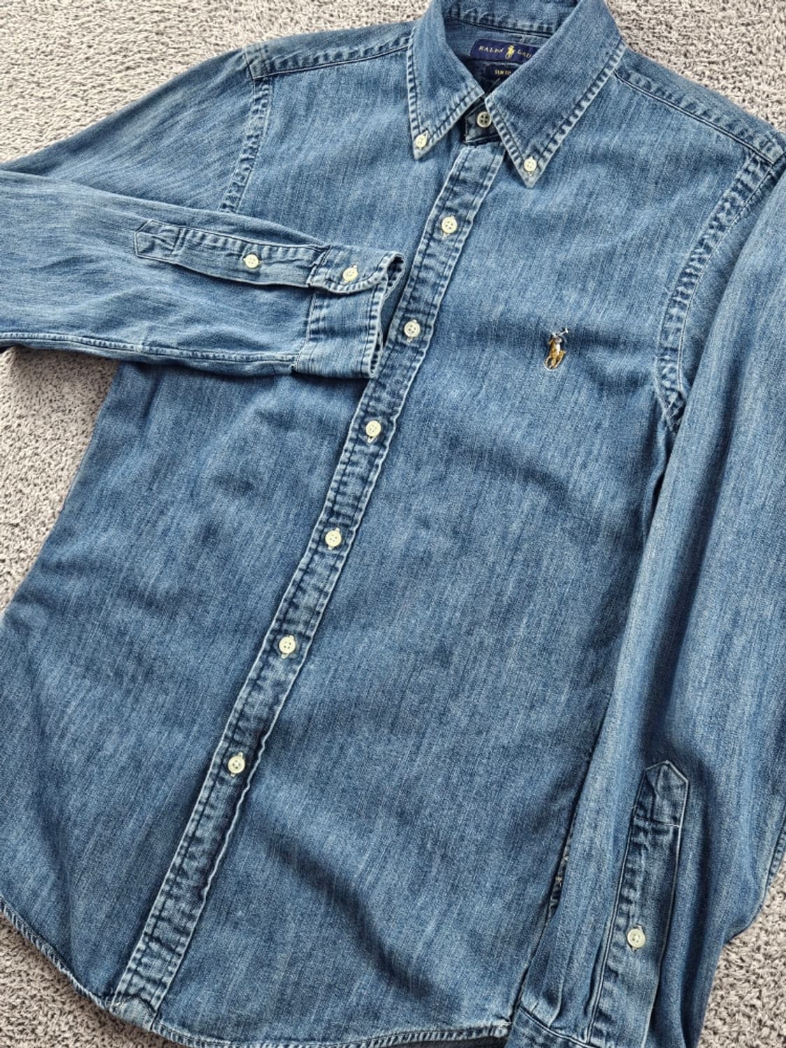 폴로랄프로렌 슬림핏 베이직 데님 셔츠 ( S ) / 10843 상품이미지6