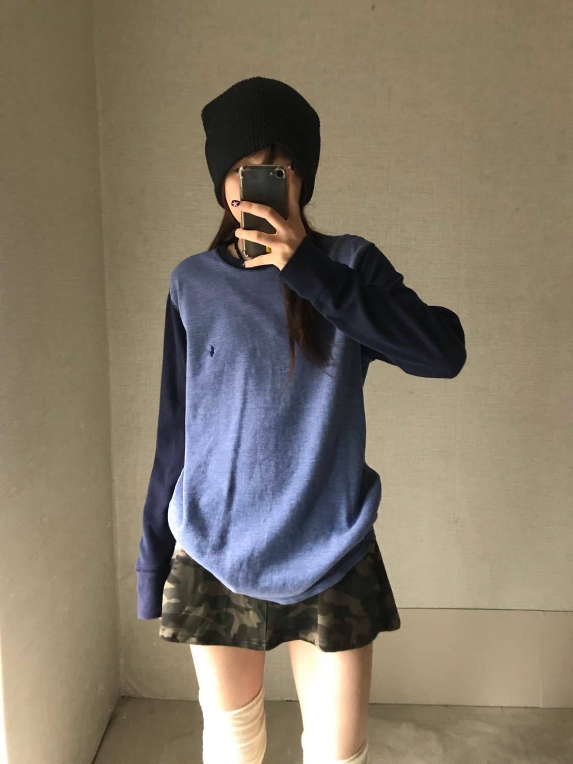 폴로 나그랑 와플 롱슬리브 상품이미지4